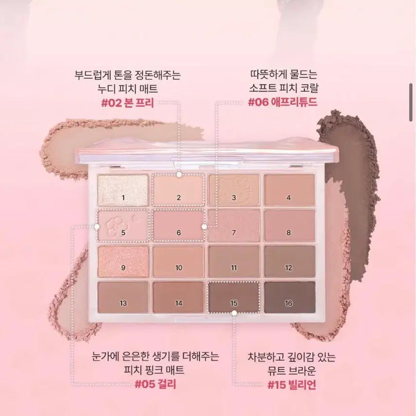 [BUNJANG] WakeMake Leopard Kitty Palette 32 Peach Sandy / 웨이크 메이크 레오파드 키티 32 피치샌디 블러링 판매