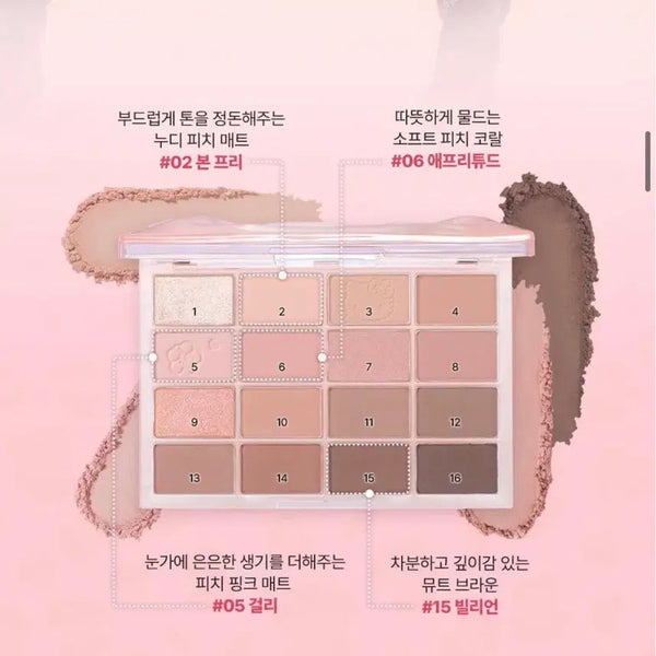 [BUNJANG] WakeMake Leopard Kitty Palette 32 Peach Sandy / 웨이크 메이크 레오파드 키티 32 피치샌디 블러링 판매