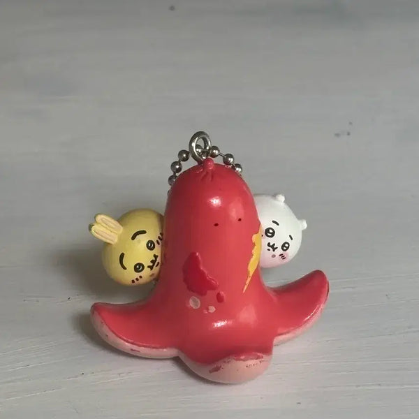 [BUNJANG] Chiikawa Usagi Sausage Keychain / 치이카와 우사기 소세지키링 (교환도받음)