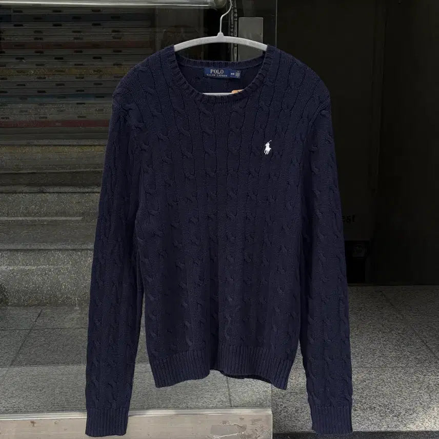 [BUNJANG] Polo Ralph Lauren Navy Knit Sweater / 폴로 랄프로렌 POLO 니트 네이비