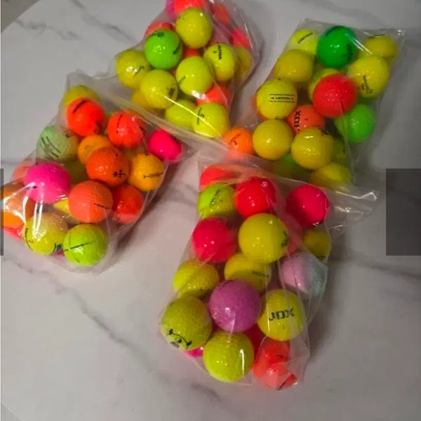 [BUNJANG] Mixed Color Golf Balls (50 pcs) / 컬러 골프공 50개 혼합