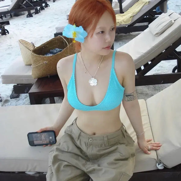 [BUNJANG] Our Cabinet Bermuda Half Pants Beige / 아워캐비넷 버뮤다 하프 팬츠