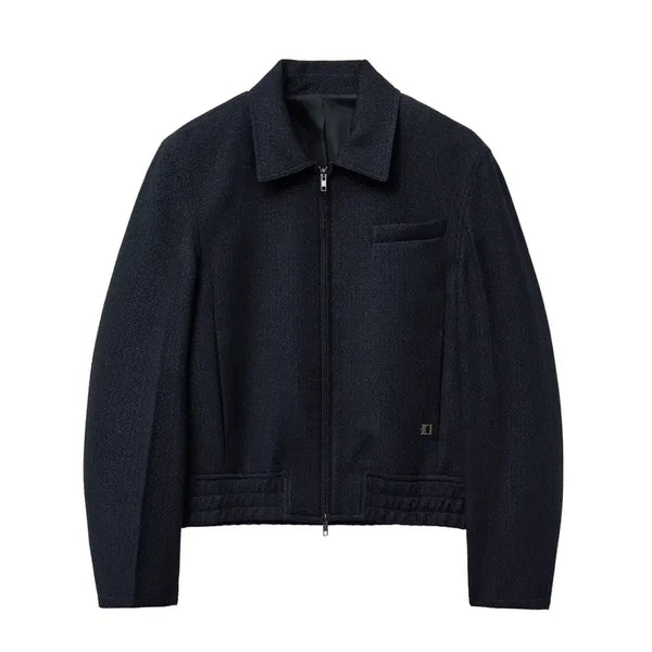 [BUNJANG] Ellude Fluid Tweed Blouson Jacket / 엘무드  플루이드 트위드 블루종 자켓