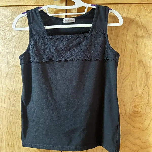 [BUNJANG] Vintage Black Tank Top / 빈티지 나시 블랙