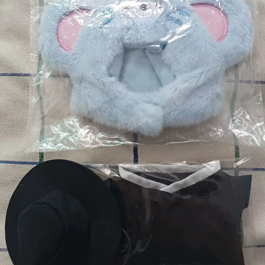 [BUNJANG] 10cm Doll Clothes Set - Mouse Hat & Grim Reaper Hanbok / 10cm 인형 옷 모자