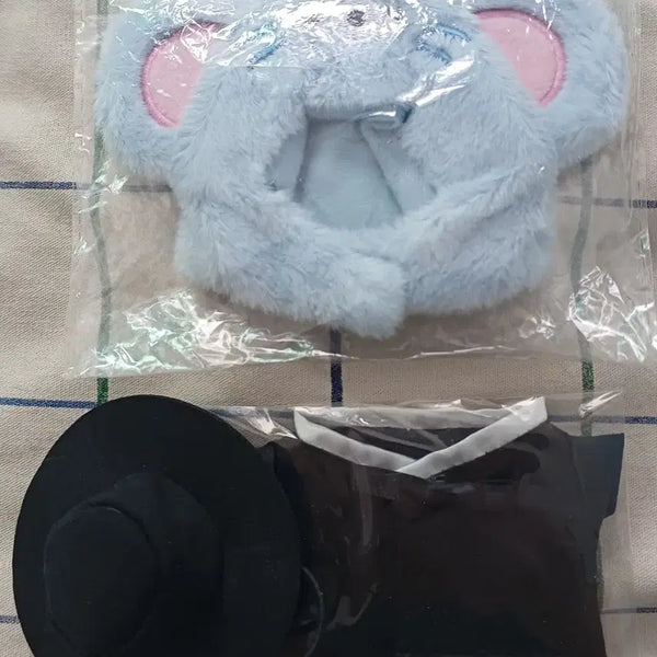 [BUNJANG] 10cm Doll Clothes Set - Mouse Hat & Grim Reaper Hanbok / 10cm 인형 옷 모자