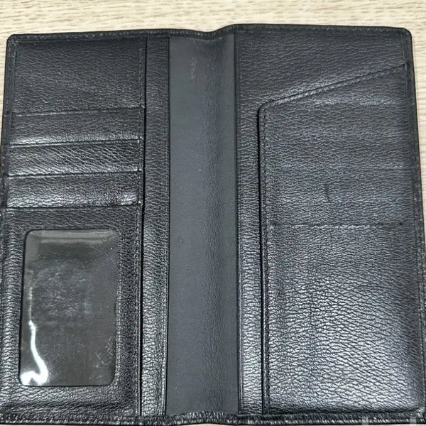[BUNJANG] Classic Leather Slim Long Wallet (Black) / 클래식] 가죽 슬림 장지갑 (블랙)