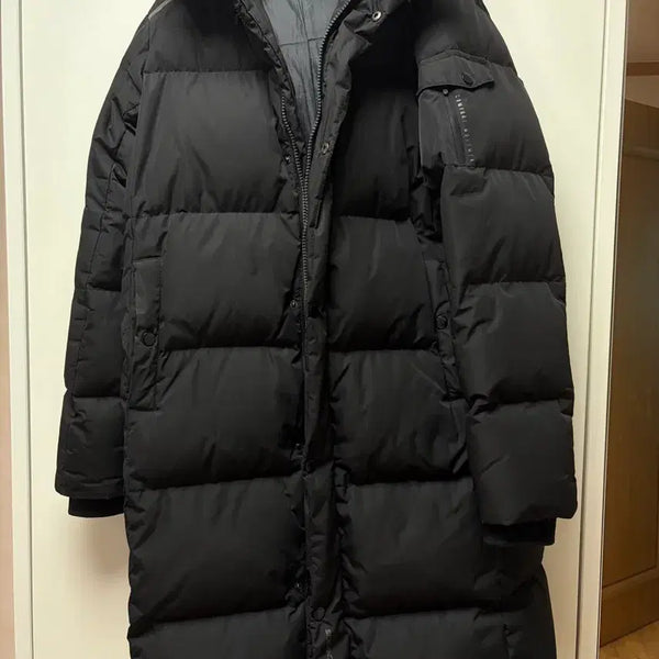 [BUNJANG] Black Long Padded Coat / 검정 롱패딩