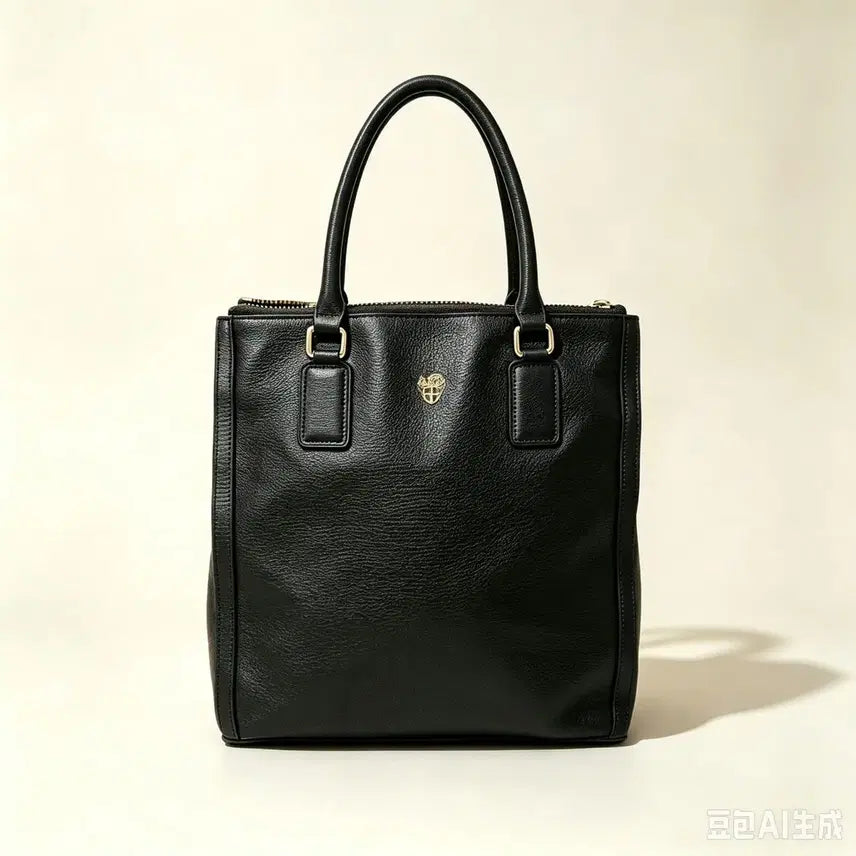 [BUNJANG] Daks Leather Tote Bag Black / 닥스  토트백 검정색