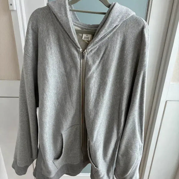 [BUNJANG] Kakis Hooded Zip-Up Jacket Gray XL / 카키스 후드 집업 그레이(XL-110정도)