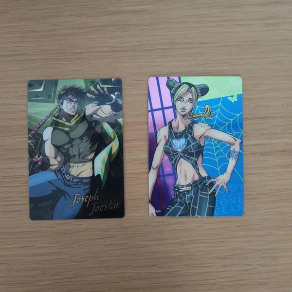 [BUNJANG] JoJo Metallic Wafer Card Bundle Set / 죠죠 메탈릭 웨하스 카드 2종 일괄