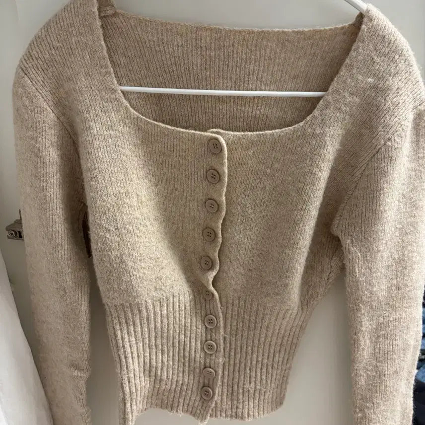 [BUNJANG] Perbit Cardigan Oatmeal / 퍼빗 가디건 오트밀
