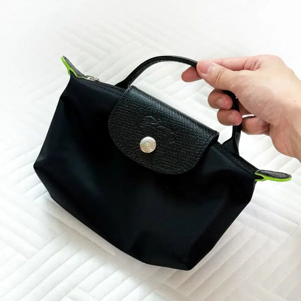 [BUNJANG] Longchamp Mini Tote Bag Black / 롱샴 미니 토트백 블랙 미니백 상태좋음