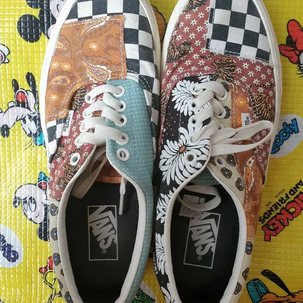 [BUNJANG] Vans Era Tiger Patchwork Sneakers (255) / 무배)반스 에라 타이거패치워크 스니커즈 255