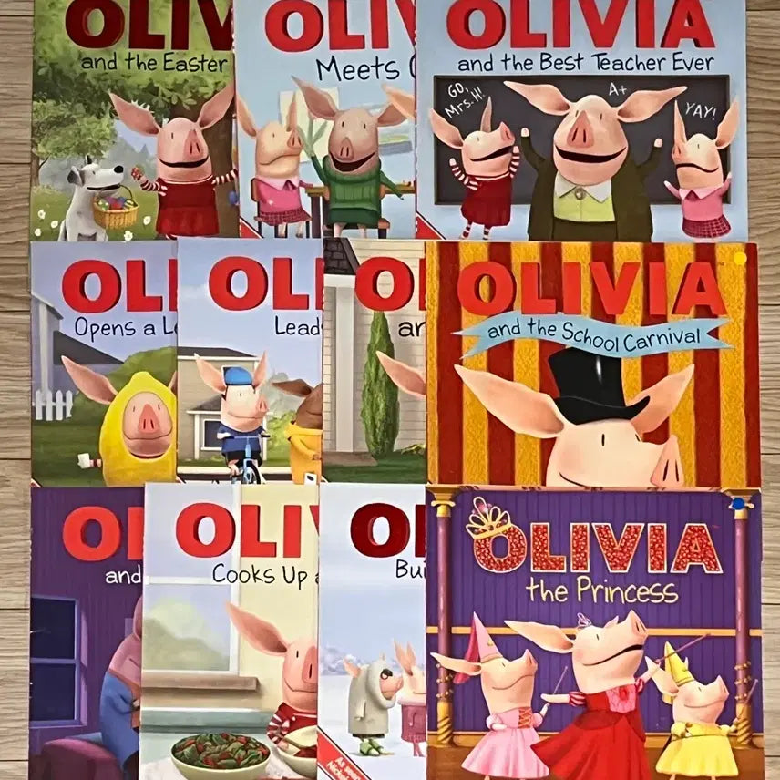 [BUNJANG] Olivia Children's Book Set (11 Volumes) / 영어원서 | 올리비아 영어책 11권 세트