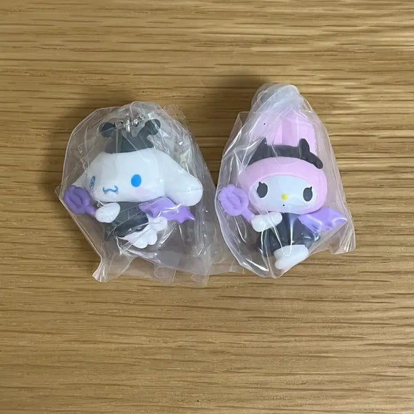 [BUNJANG] Sanrio Mischievous Devil Swing Mascot Keychain Gacha (2 Type Set) / (2종세트) 산리오 장난꾸러기 악마 스윙 마스코트 키링 가챠