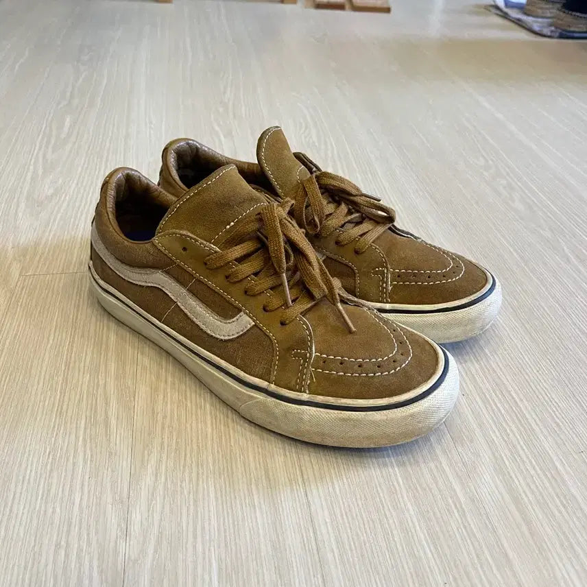 [BUNJANG] Vans Suede Beige Sneakers / 반스 스웨이드 베이지 스니커즈