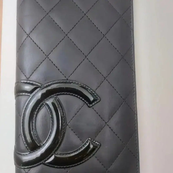 [BUNJANG] Chanel Cambon Zipped Long Wallet / 샤넬 깜봉 장지갑
