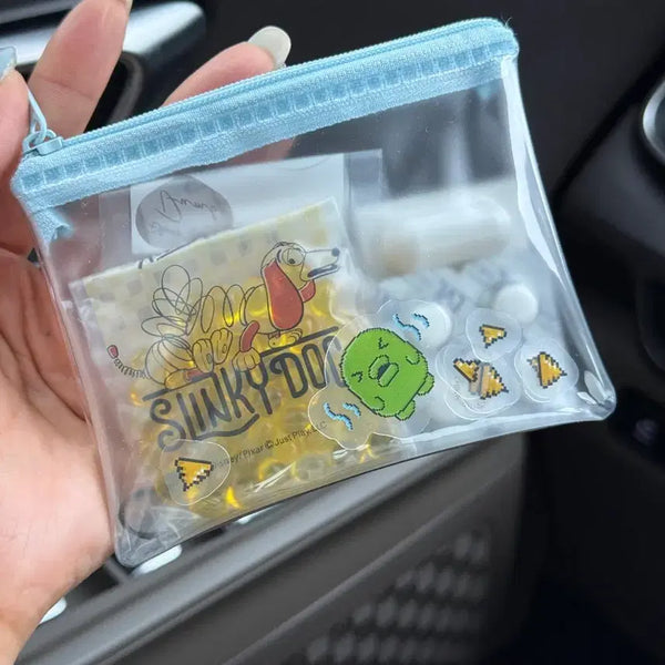 [BUNJANG] Tamagotchi Kuchipatchi Mini Pouch / 다마고치 구치파치 주댕치 미니 파우치