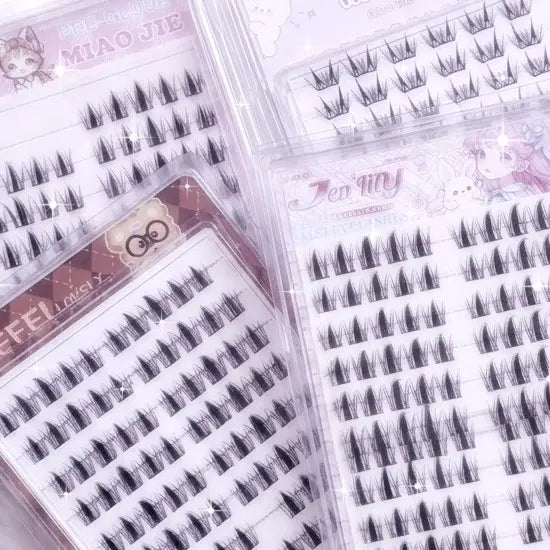 [BUNJANG] No-Glue False Eyelashes Bundle Set / (일괄) 노글루 속눈썹 아이래쉬