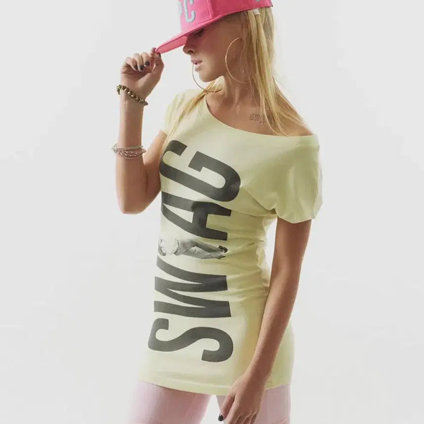 [BUNJANG] Sculptor Swag Long Tee Yellow / 스컬프터 Swag Long Tee Yellow 스웨그 롱 티