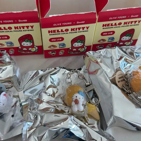 [BUNJANG] Sanrio Hello Kitty Random Keyring / [판매 및 교환] 올리브영 X 산리오 헬로키티 랜덤 키링
