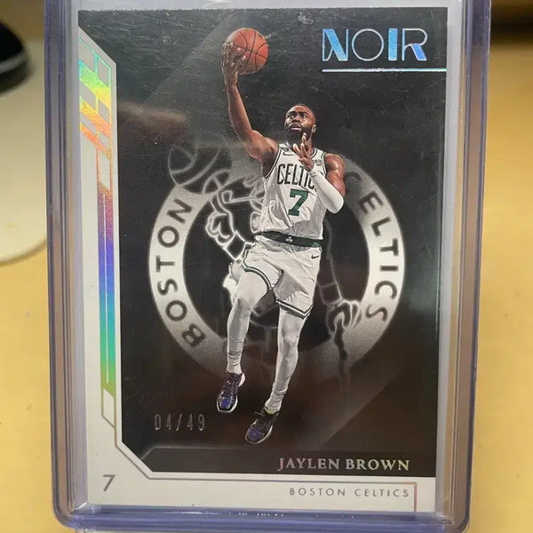 [BUNJANG] Jayson Tatum NOIR Basketball Card 04/49 / 제일런 브라운 NOIR 농구 카드 04/49