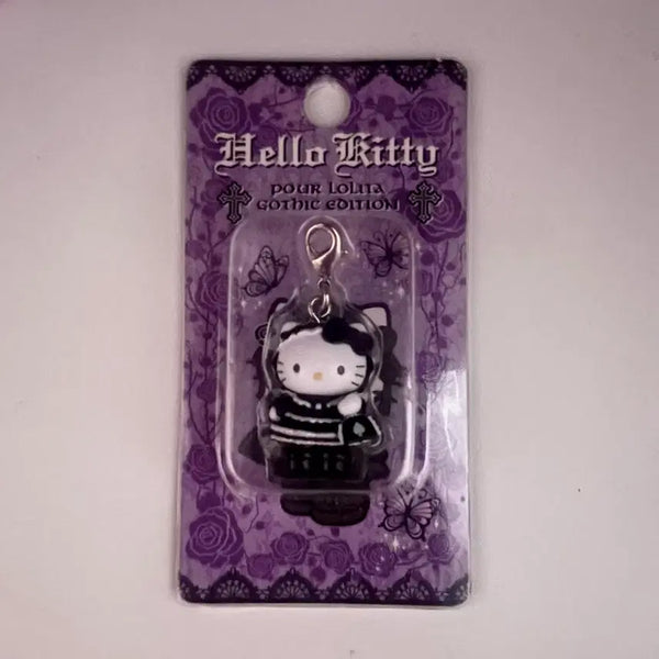 [BUNJANG] Gothic Kitty Classic Gothic Lolita Kitty Strap / (오늘만 할인) 노바라 고딕 키티 고전 고스로리 키티스트랩