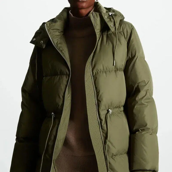 [BUNJANG] COS Drawstring Puffer Down Jacket S / COS 코스 드로우스트링 푸퍼 다운 패딩 S