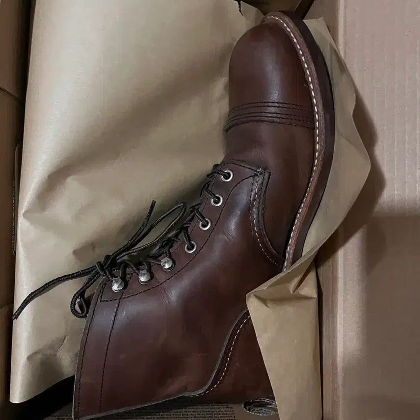 [BUNJANG] Red Wing Iron Ranger 8111 Boots Brown / 레드윙 redwing 아이언레인저 8111 브라운 D10