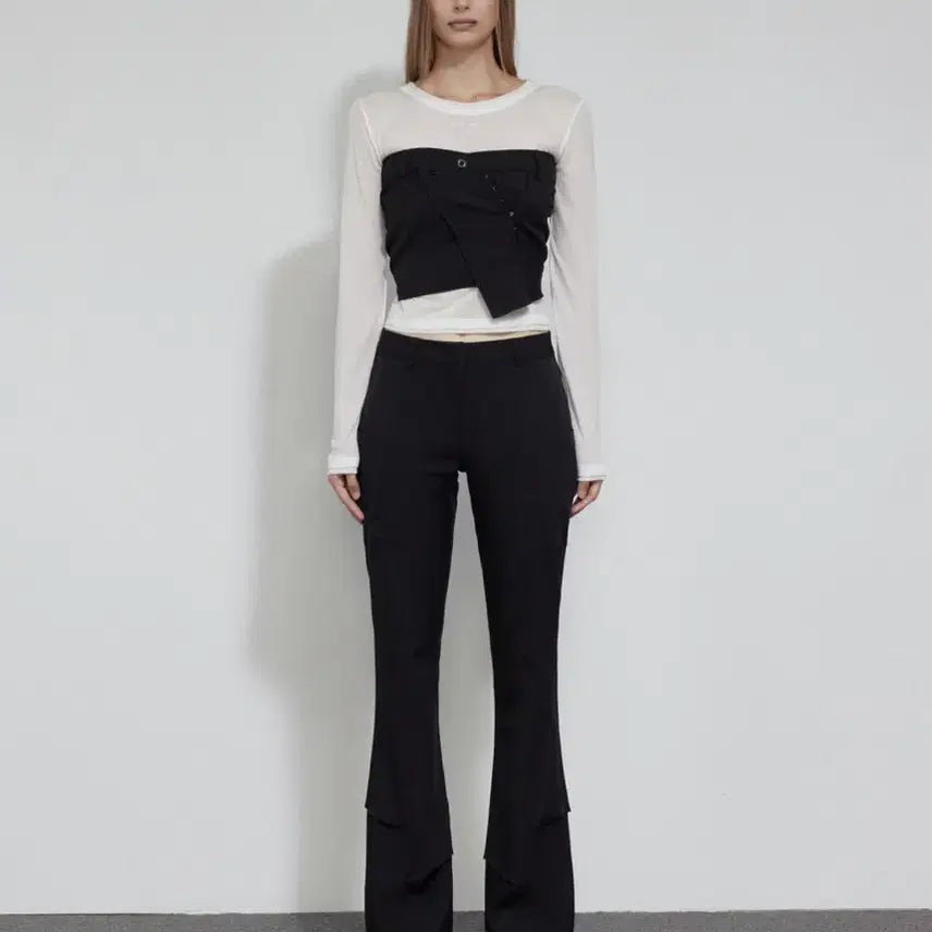 [BUNJANG] Bohemian Seoul Side Pocket Bootcut Slacks - M / 보헤미안서울 사이드 포켓 부츠컷 슬랙스 M
