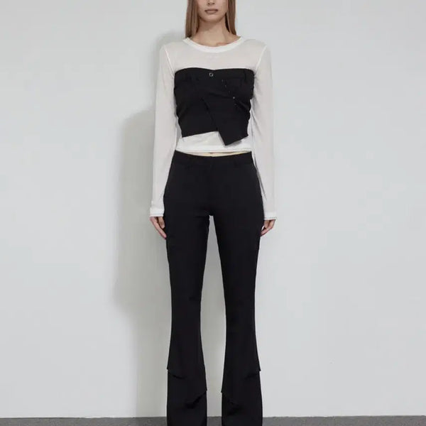 [BUNJANG] Bohemian Seoul Side Pocket Bootcut Slacks - M / 보헤미안서울 사이드 포켓 부츠컷 슬랙스 M