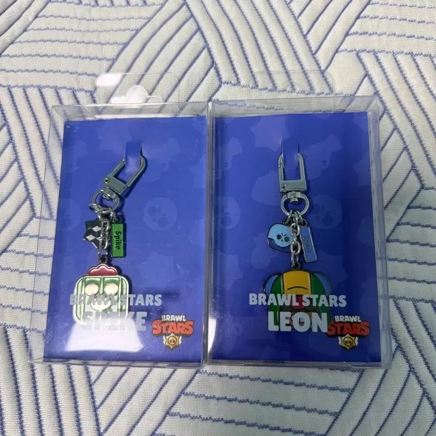 [BUNJANG] Brawl Stars Leon & Spike Keychain Set / 브롤스타즈 레온 스파이크 열쇠고리