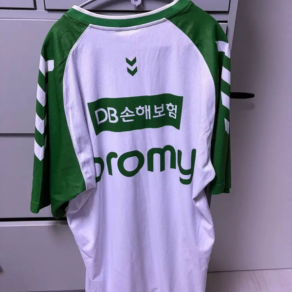 [BUNJANG] DB Promy Authentic Player Issued Shooting Jersey with Player Signatures / db프로미 슈팅져지