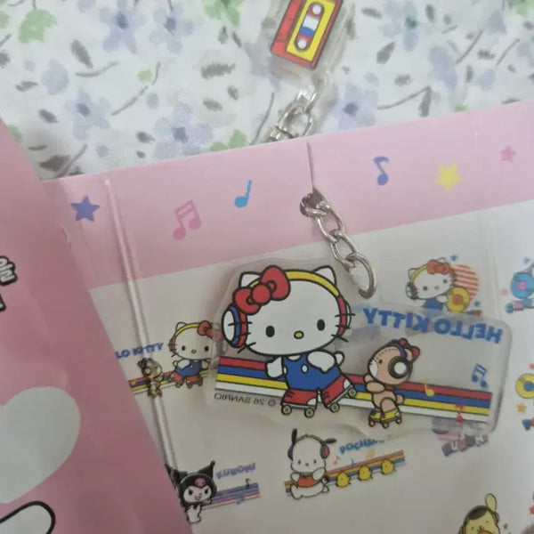 [BUNJANG] Sanrio My Melody Pompompurin Hello Kitty Keychain Set / 산리오 두근두근 마이키링 교환 헬로키티 > 폼폼푸린