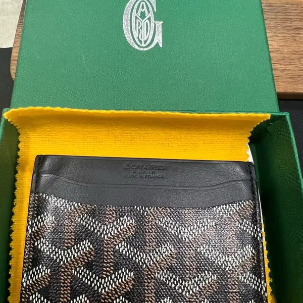 [BUNJANG] Goyard Saint Pierre Card Wallet Black / 고야드 생쉴피스 카드지갑 블랙(정품)