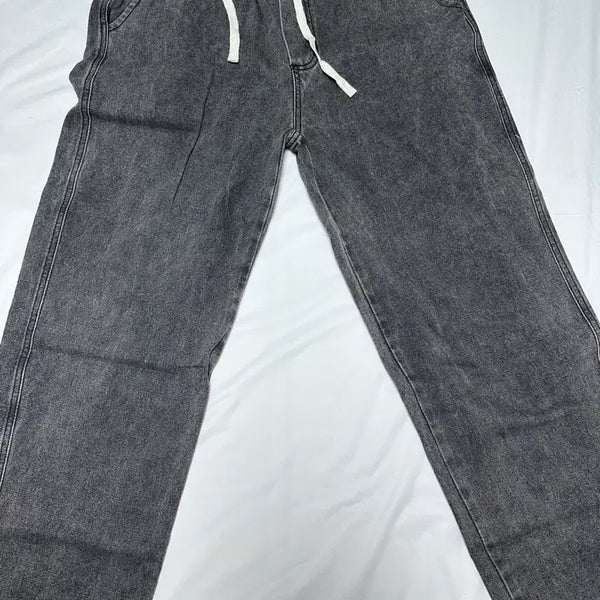 [BUNJANG] Dark Wash Denim Jeans / 흑청바지 (긴바지)