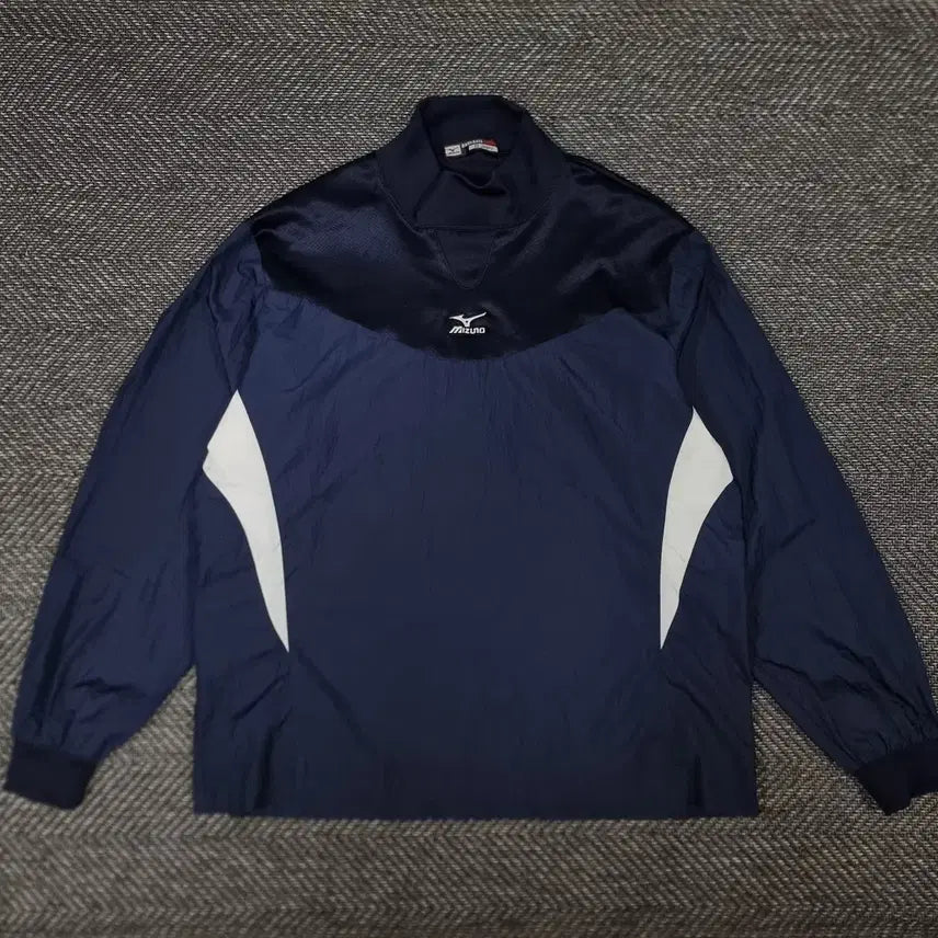 [BUNJANG] Mizuno Anorak Warm-up Windbreaker Jacket / 미즈노 아노락 웜업 바람막이