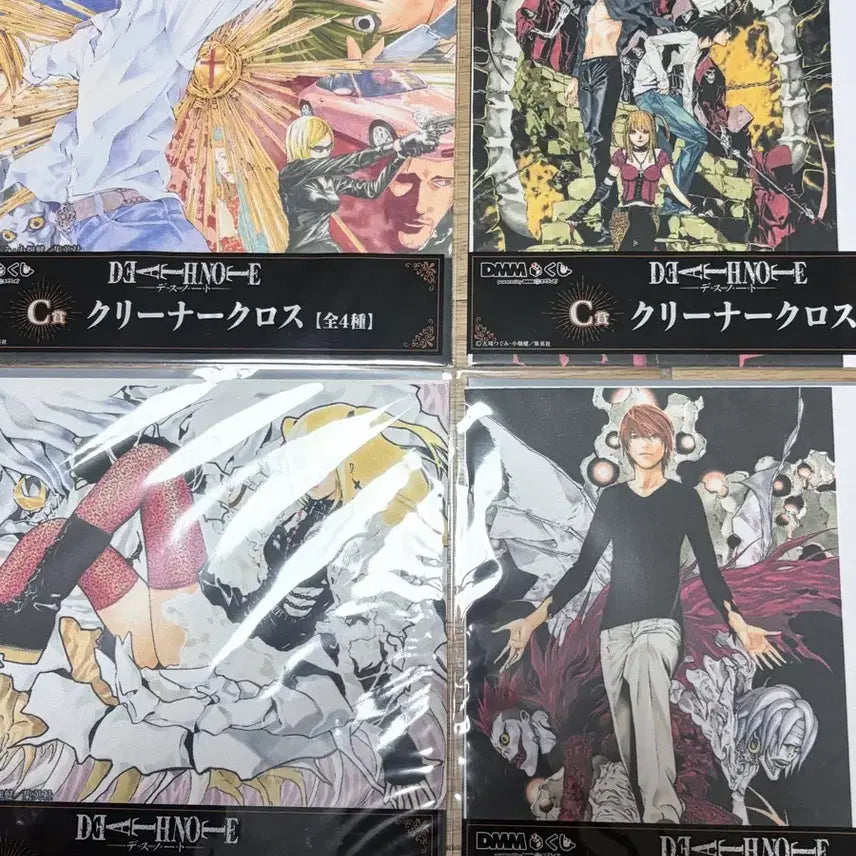 [BUNJANG] Death Note DMM Lottery C Prize Cleaner Set (4 Types) / 데스노트 DMM쿠지 C상 클리너 4종 세트