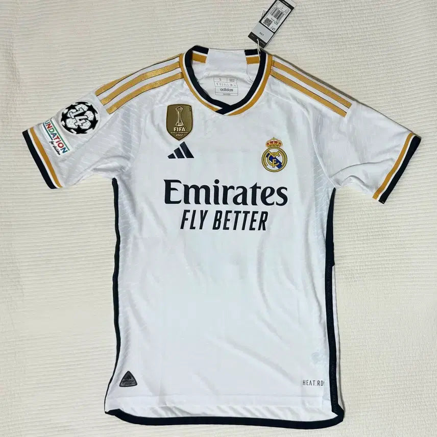 [BUNJANG] Real Madrid Home Authentic 23/24 Bellingham Jersey / 레알마드리드 홈 어센틱 23/24 벨링엄 마킹