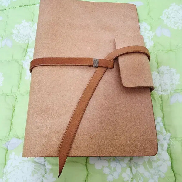 [BUNJANG] Leel Raw Leather 6-Hole Diary / leel생지가죽 6공다이어리 팝니다.(빈티지다꾸)
