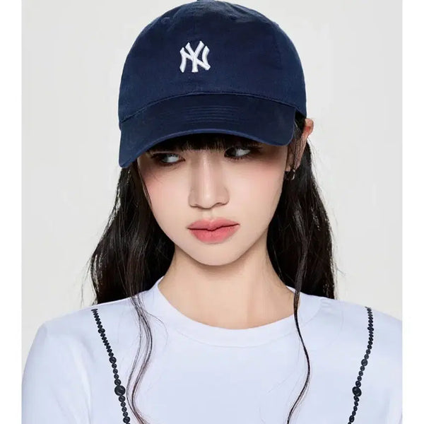 [BUNJANG] MLB Unstructured Rookie Ball Cap Navy / MLB 루키 언스트럭쳐 볼캡 네이비