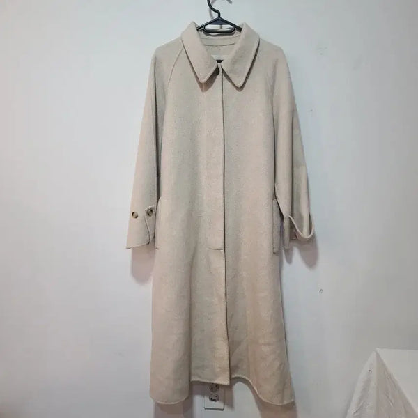 [BUNJANG] JOONA Beige Long Coat / JOONA 롱코트 베이지색