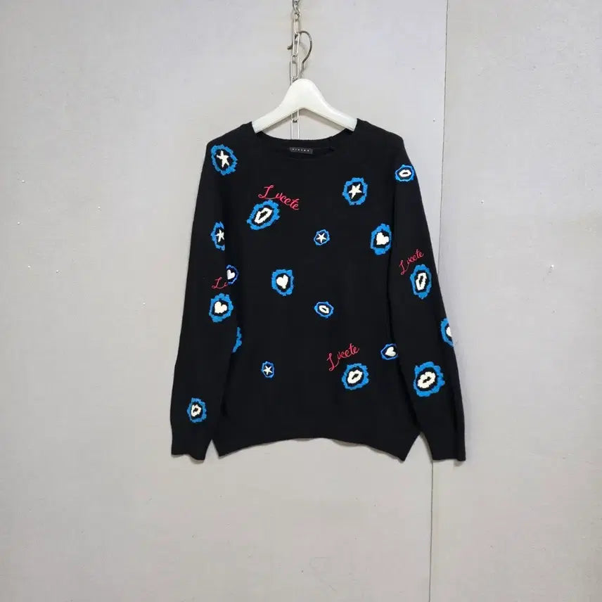 [BUNJANG] Sisley Pattern Knit Wool Blend Sweater / 시슬리 무늬포인트 포근 울소재 니트 F   n8362