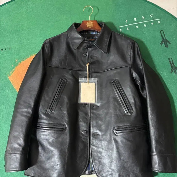[BUNJANG] Bugatti Horsehide Car Coat Size 40 / 버그리버 말가죽 카코트 40사이즈