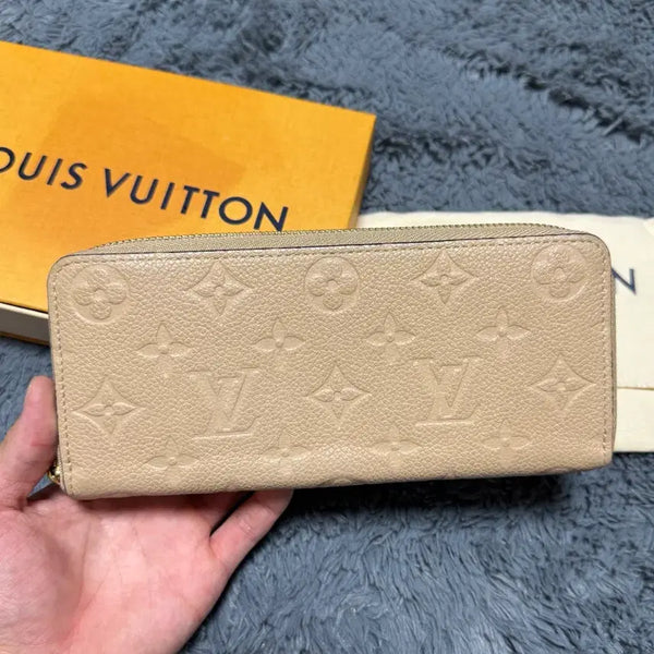 [BUNJANG] Louis Vuitton Empreinte Zippy Long Wallet Beige / [풀구성/OS]루이비통 앙프렝뜨 지퍼돌이 장지갑 베이지