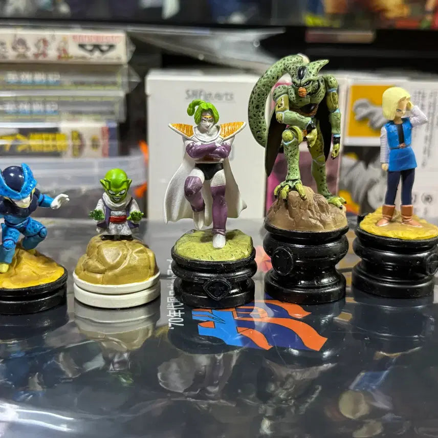 [BUNJANG] Dragon Ball Chess Figure 5-Piece Bundle Set / 드래곤볼 체스 피규어 5종 일괄 판매 합니다.