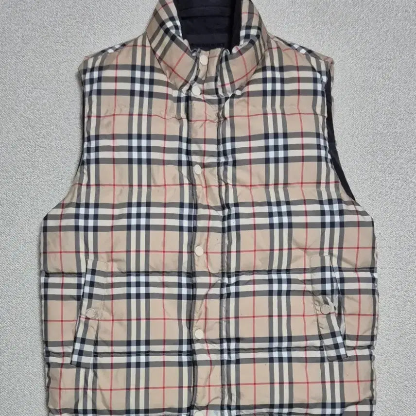 [BUNJANG] Burberry Check Padded Vest / 버버리 체크 패딩 조끼