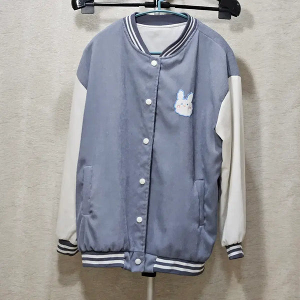 [BUNJANG] Rabbit Baseball Jumper (Lightweight) / 토끼 야구점퍼 (얇은편)