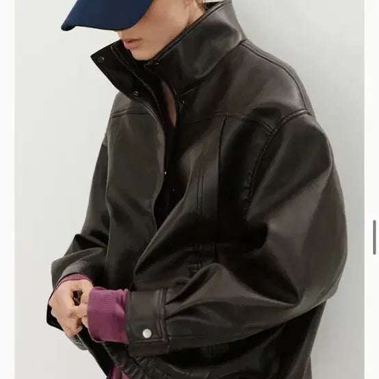 [BUNJANG] URAGO Leather Jacket Brown / <새상품> 유라고 레더 자켓 브라운 판매합니다